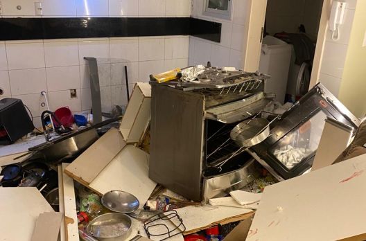 Ocorrência em Içara – Explosão por GLP