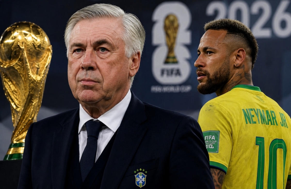 Neymar entra na pr&eacute;-lista de Ancelotti para a Copa do Mundo de 2026 - Uaaau!