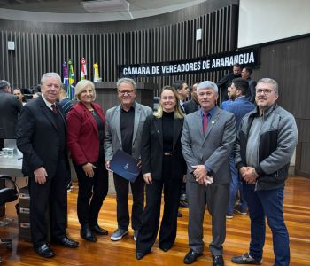 CDL Araranguá destaca força do associativismo e importância do comércio durante sessão na Câmara de Vereadores