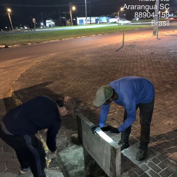 Prefeitura de Araranguá segue com ações preventivas diante do risco de chuvas intensas.