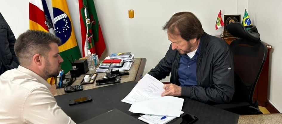 Ordem de serviço garante mais pavimentação na Coloninha.