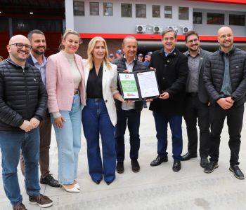 Inauguração do 4º Batalhão de Bombeiros marca assinaturas para novos investimentos em Criciúma