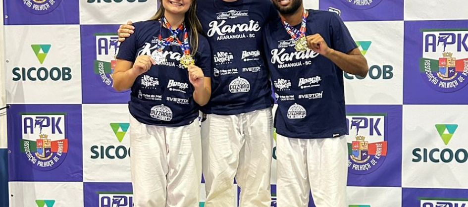 Araranguá conquista quatro medalhas no karatê 