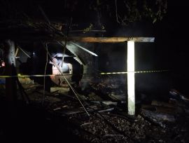Incêndio atinge aviário em Timbé do Sul durante a madrugada