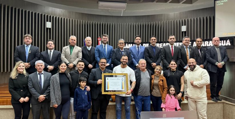 Moção de Aplausos celebra títulos e projeção internacional do atleta Lucas Campos