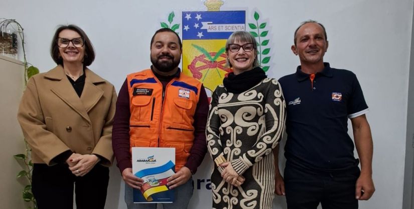 Defesa Civil realiza visita institucional à UFSC