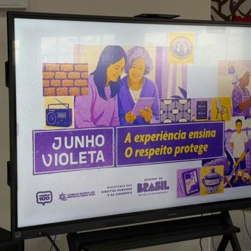 Ação de conscientização e combate à violência contra a pessoa idosa