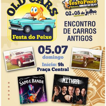 Encontro de Carros Antigos integra a programação da 33ª Festa do Peixe