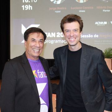 Palestra lotada de Arthur Igreja marca lançamento do FAN 2019