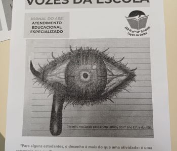 Escola cria jornal inclusivo