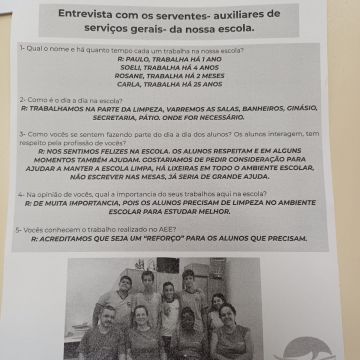 Escola cria jornal inclusivo