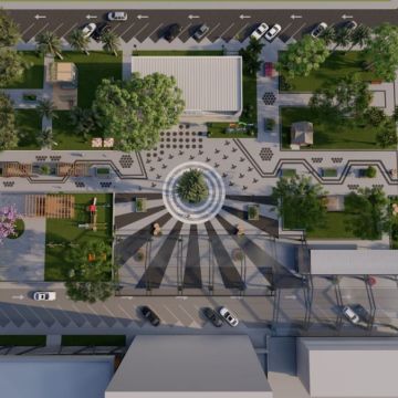 Meleiro anuncia construção de nova praça central