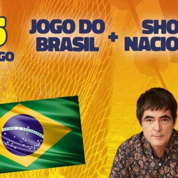 Domingo terá transmissão do jogo do Brasil e show nacional com Samuel Rosa na 33ª Festa do Peixe