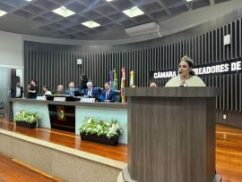Representantes do turismo de Balneário Arroio do Silva divulgam a 33ª Festa do Peixe durante sessão da Câmara