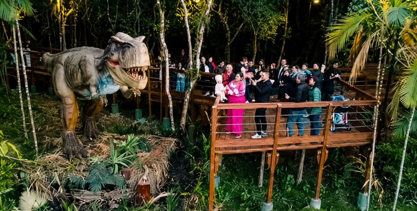 Sucesso de público: Belinzoni Dino Parque ultrapassa 29 mil visitantes