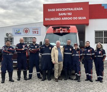 SAMU completa um ano de atuação em Balneário Arroio do Silva com mais de 2.400 atendimentos realizados