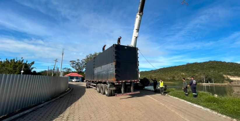 Construção da 4ª Ponte entre Hercílio Luz e Morro dos Conventos avança com nova etapa