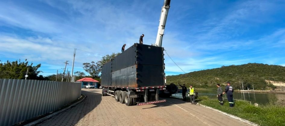 Construção da 4ª Ponte entre Hercílio Luz e Morro dos C...