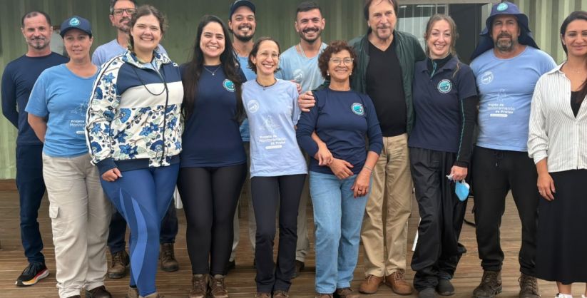 Prefeitura acompanha ações do Educamar e visita obras da nova sede da entidade