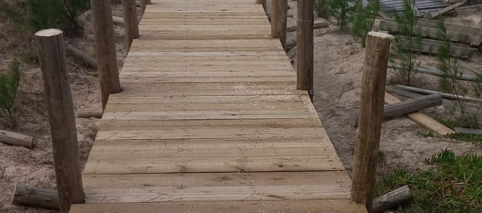 Balneário Gaivota avança com trabalhos de revitalização...