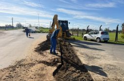 SAMAE de Araranguá está prestes a concluir obra de ampliação da rede de água no Lotea...