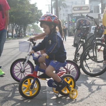 Mais de 300 pessoas reunidas no Passeio Ciclístico da Família Futurão