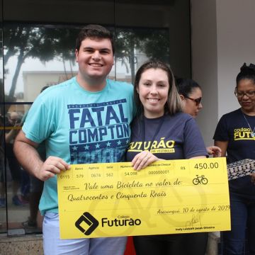 Mais de 300 pessoas reunidas no Passeio Ciclístico da Família Futurão