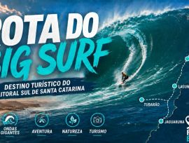 Sul catarinense ganha Rota do Big Surf para conectar esporte, turismo e negócios