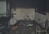 Incêndio atinge galpão abandonado de aproximadamente 560 metros quadrados em Criciúma