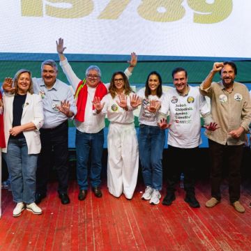 Multidão lota o Caverá no lançamento da candidatura do deputado Tiago Zilli