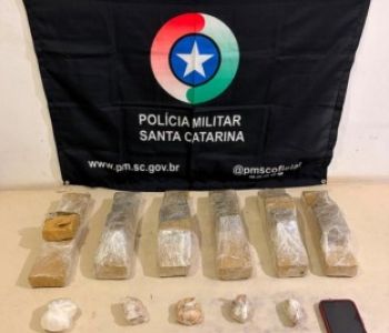 Mulher é detida com drogas durante ação da Polícia Militar em Sombrio