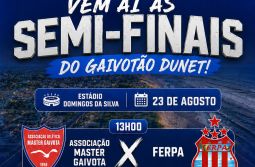 Gaivotão Dunet 2026 chega às semifinais com quatro equipes na disputa pela final