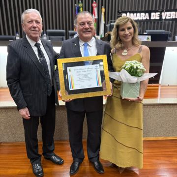 Flávio Roberto e Saulo Machado são homenageados com Títulos de Cidadania Honorária de Araranguá