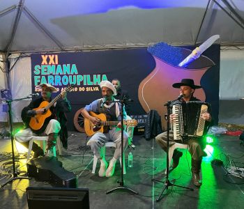 Prefeitura abre credenciamento para cantores e bandas que desejam se apresentar na Semana Farroupilha