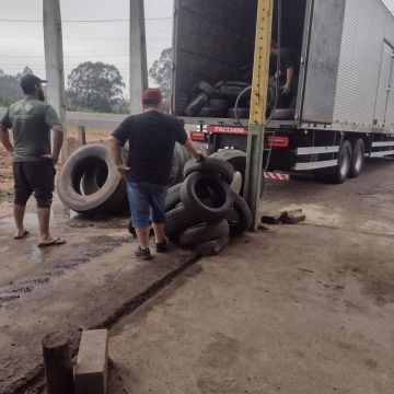 Turvo reforça combate à dengue com recolhimento de pneus