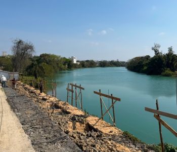   Novo espaço de lazer começa a ser construído no Centro de Araranguá
