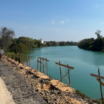   Novo espaço de lazer começa a ser construído no Centro de Araranguá