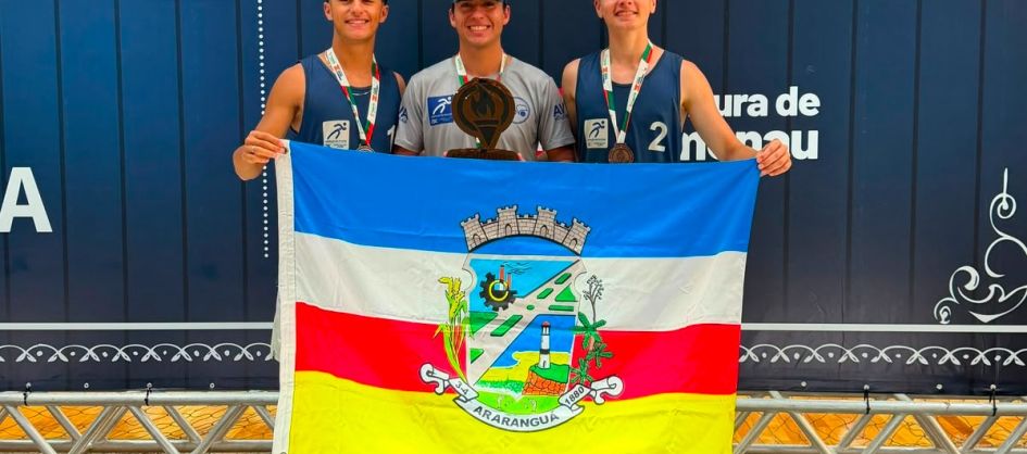 Dupla de Araranguá conquista 3º lugar no vôlei de praia ...