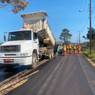 Ara-222 já tem 1º km asfaltado