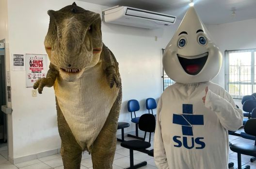 Vacinação no Belinzoni Dino Parque é transferida devido à previsão de chuva