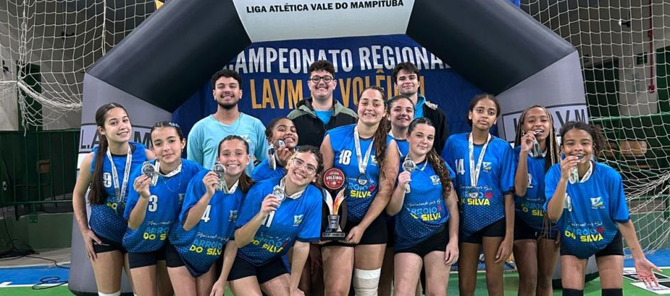 Balneário Arroio do Silva é vice-campeão regional no Voleibol Feminino