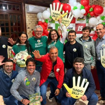 Com salão lotado, deputado Tiago Zilli dá início à campanha em Praia Grande