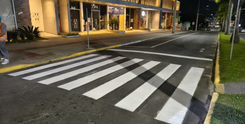 Demutran reforça sinalização e segurança no trânsito em Araranguá