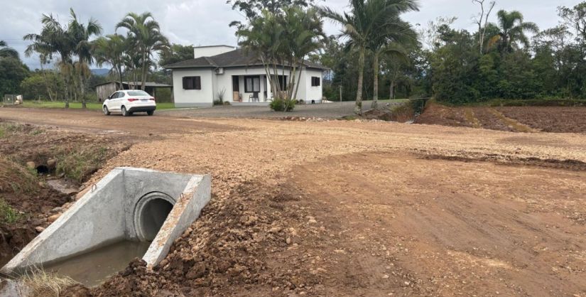 Obras entre Vila Nova e Vila Marchesini avançam em Timbé do Sul