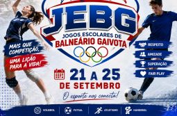 Balneário Gaivota se prepara para a grande abertura dos Jogos Escolares