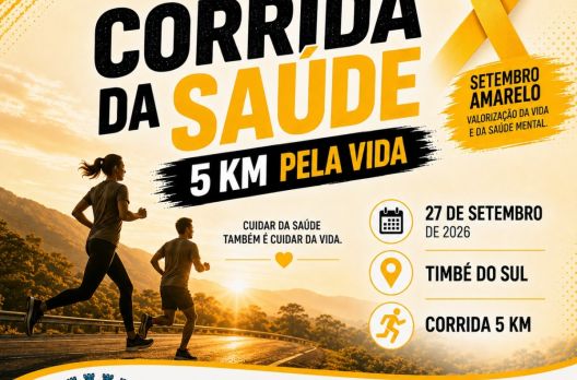 Já garantiu sua vaga no Corrida da Saúde de Timbé do Sul?