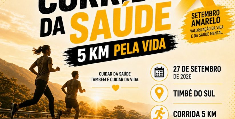 Já garantiu sua vaga no Corrida da Saúde de Timbé do Sul?