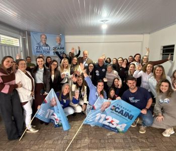 Zé Milton e Scaini intensificam agenda e ampliam mobilização na reta final da campanha
