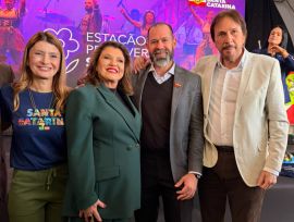 Embaixador Honorário de SC participa do lançamento da Estação Primavera
