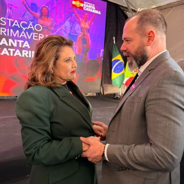 Embaixador Honorário de SC participa do lançamento da Estação Primavera